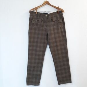 Boston Proper Plaid Pants Equestrian size 6